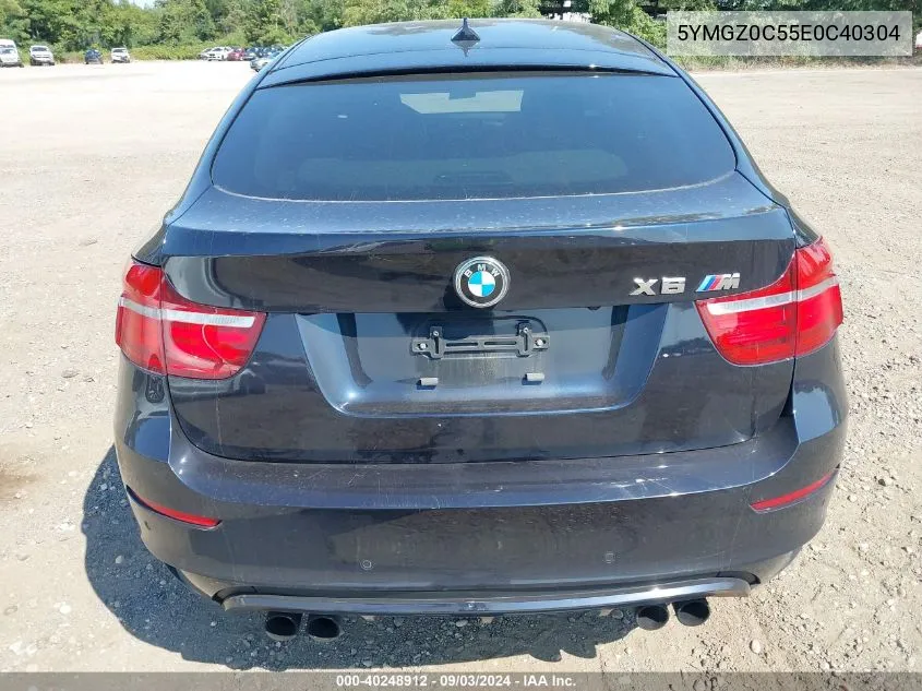 2014 BMW X6 M VIN: 5YMGZ0C55E0C40304 Lot: 40248912