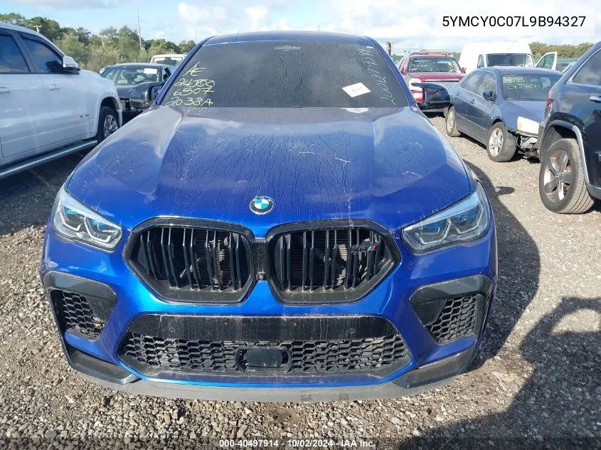 2020 BMW X6 M Competition VIN: 5YMCY0C07L9B94327 Lot: 40497914