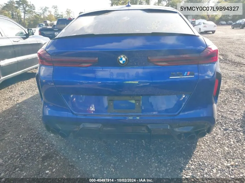 2020 BMW X6 M Competition VIN: 5YMCY0C07L9B94327 Lot: 40497914