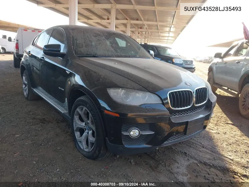 2008 BMW X6 xDrive35I VIN: 5UXFG43528LJ35493 Lot: 40308703