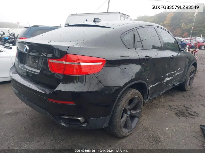 2009 BMW X6 VIN: 5UXFG83579LZ93549 Lot: 40595199