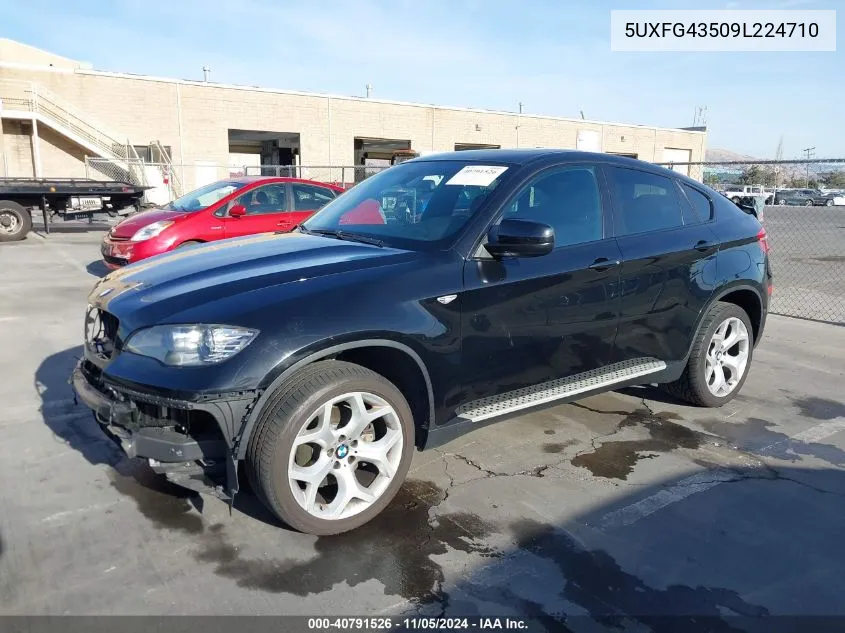 2009 BMW X6 xDrive35I VIN: 5UXFG43509L224710 Lot: 40791526