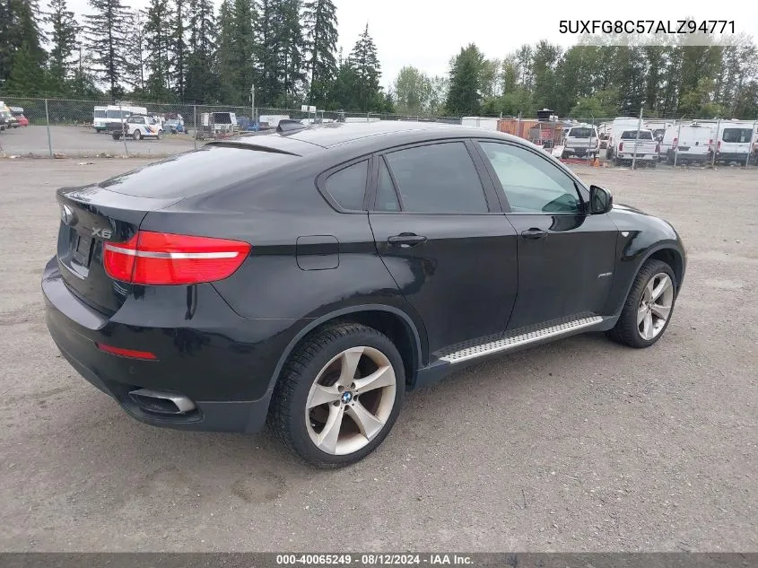 5UXFG8C57ALZ94771 2010 BMW X6 xDrive50I