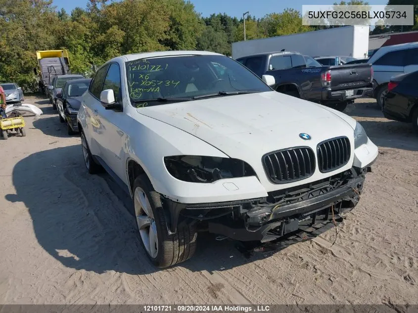 5UXFG2C56BLX05734 2011 BMW X6