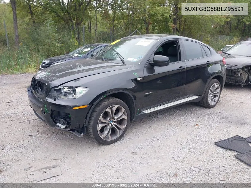 2011 BMW X6 xDrive50I VIN: 5UXFG8C58BLZ95591 Lot: 40389195