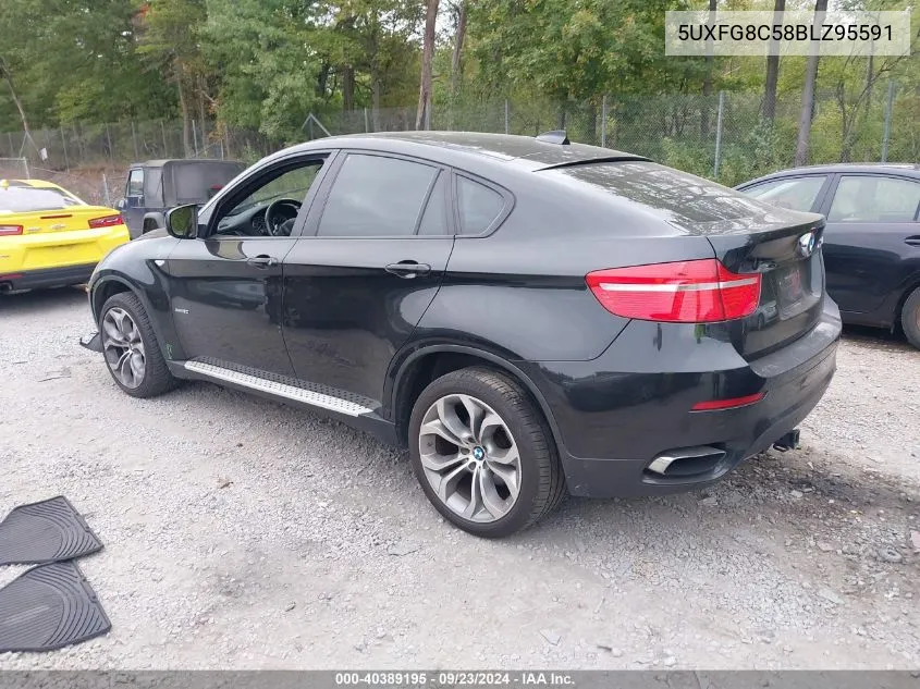 2011 BMW X6 xDrive50I VIN: 5UXFG8C58BLZ95591 Lot: 40389195