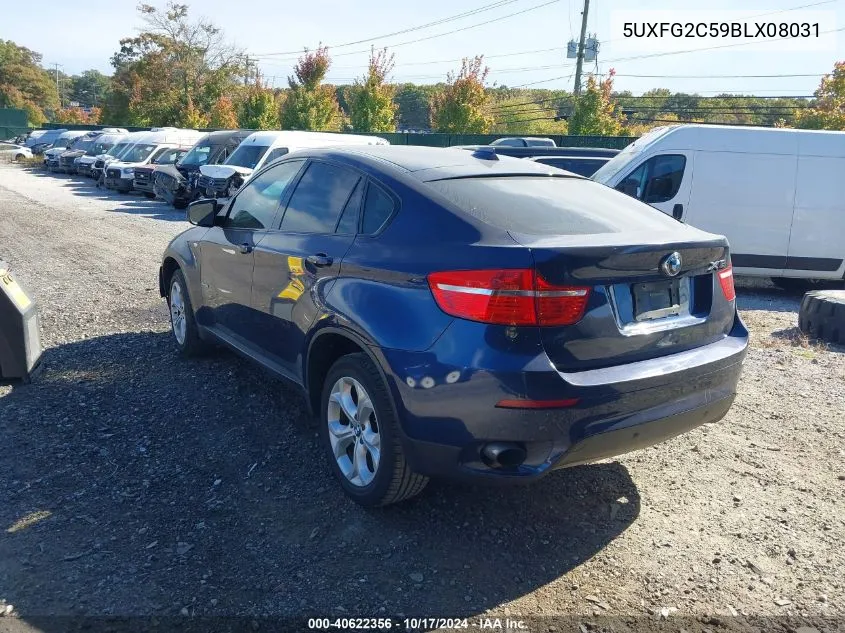 5UXFG2C59BLX08031 2011 BMW X6 xDrive35I