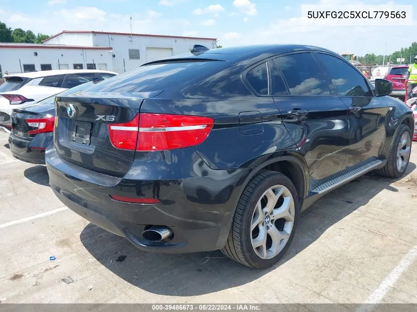 2012 BMW X6 xDrive35I VIN: 5UXFG2C5XCL779563 Lot: 39486673