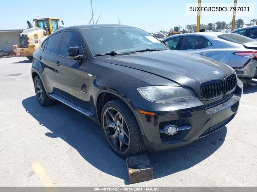 2012 BMW X6 xDrive50I VIN: 5UXFG8C50CLZ97031 Lot: 40110427