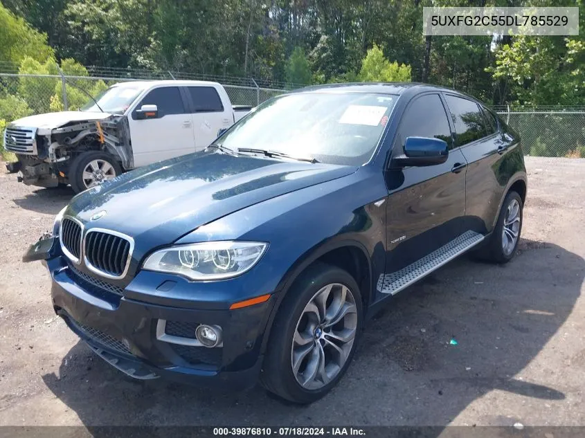 2013 BMW X6 xDrive35I VIN: 5UXFG2C55DL785529 Lot: 39876810