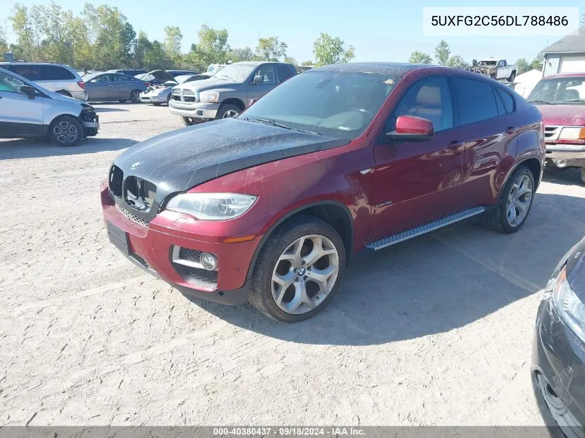 2013 BMW X6 xDrive35I VIN: 5UXFG2C56DL788486 Lot: 40380437