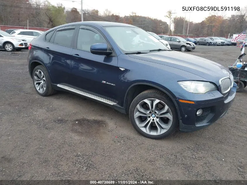 2013 BMW X6 xDrive50I VIN: 5UXFG8C59DL591198 Lot: 40738689