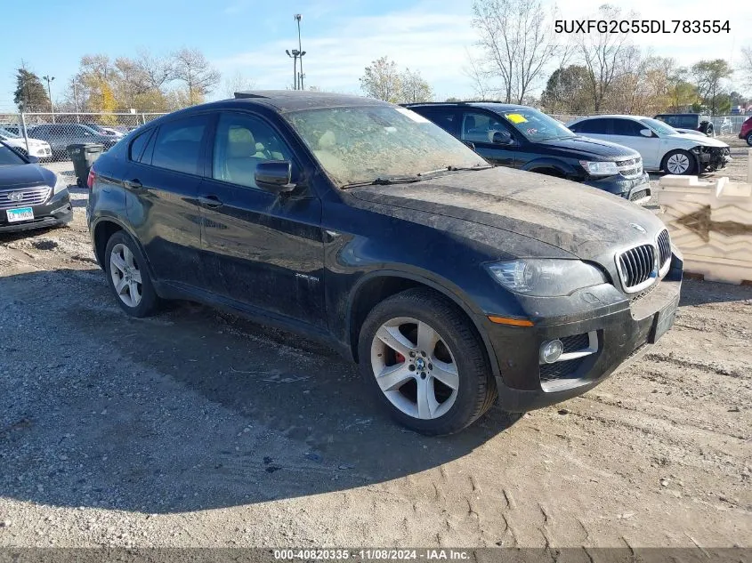 2013 BMW X6 xDrive35I VIN: 5UXFG2C55DL783554 Lot: 40820335