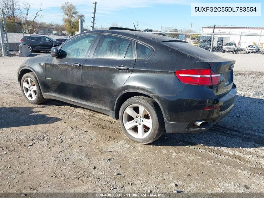 2013 BMW X6 xDrive35I VIN: 5UXFG2C55DL783554 Lot: 40820335