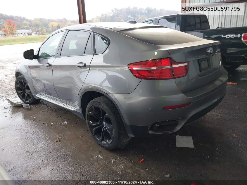 2013 BMW X6 xDrive50I VIN: 5UXFG8C55DL591795 Lot: 40882305