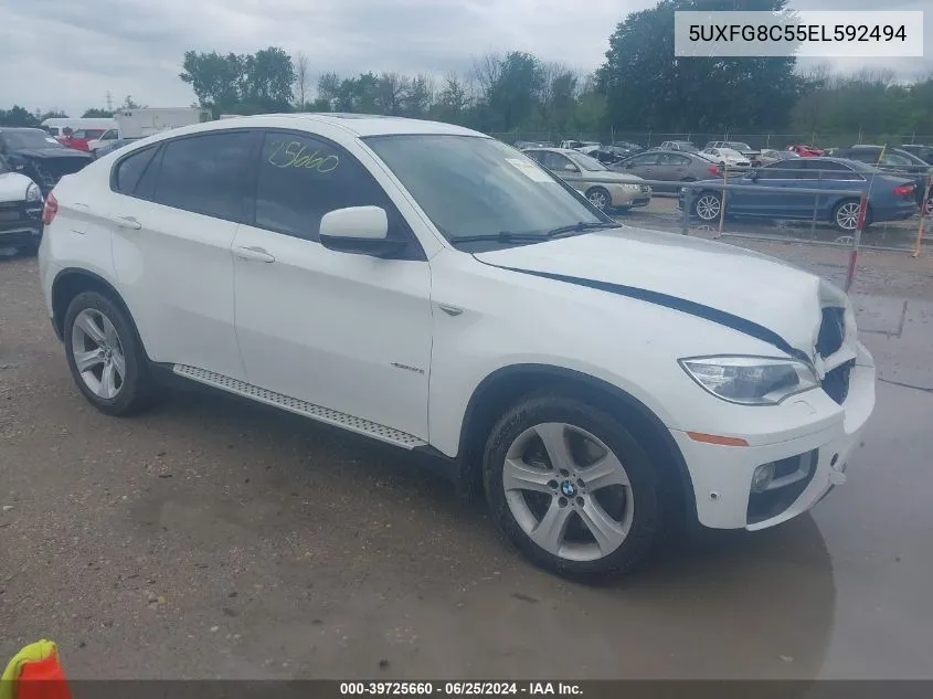 5UXFG8C55EL592494 2014 BMW X6 xDrive50I