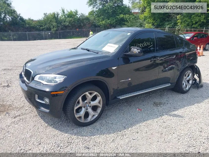 5UXFG2C54E0C43926 2014 BMW X6 xDrive35I