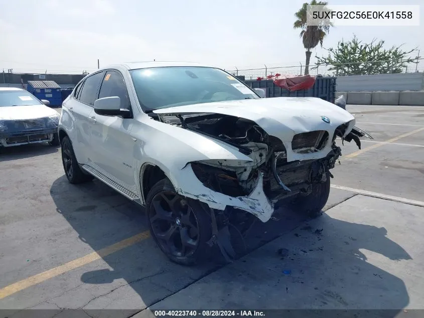 5UXFG2C56E0K41558 2014 BMW X6 xDrive35I