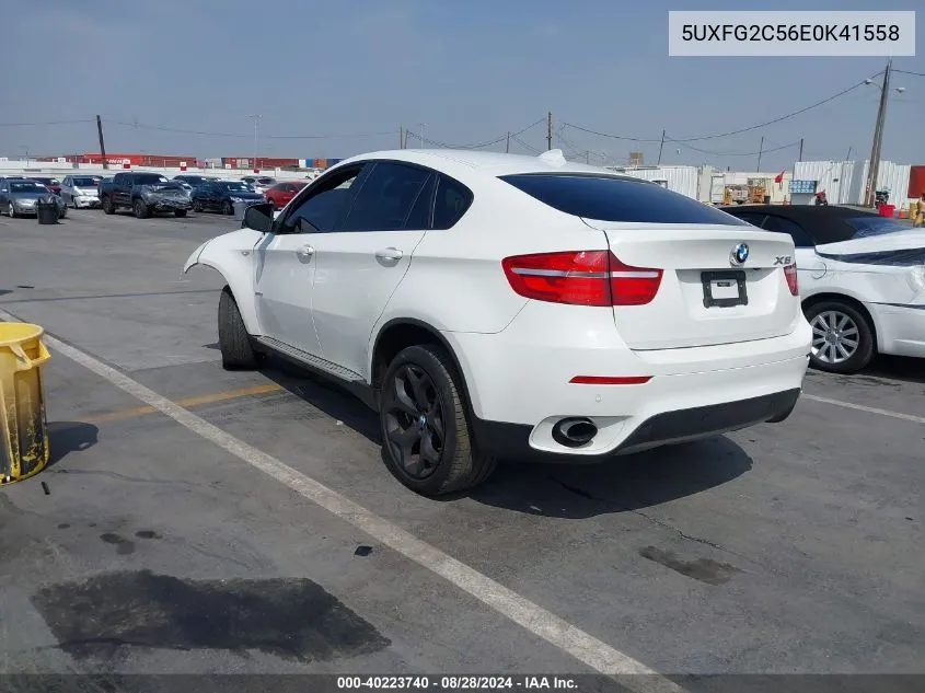 5UXFG2C56E0K41558 2014 BMW X6 xDrive35I