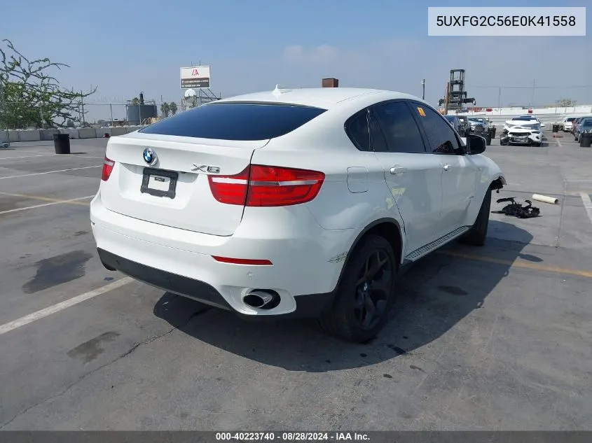 5UXFG2C56E0K41558 2014 BMW X6 xDrive35I