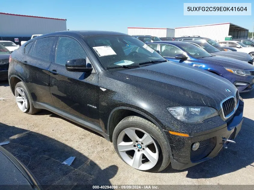 5UXFG2C59E0K41604 2014 BMW X6 xDrive35I