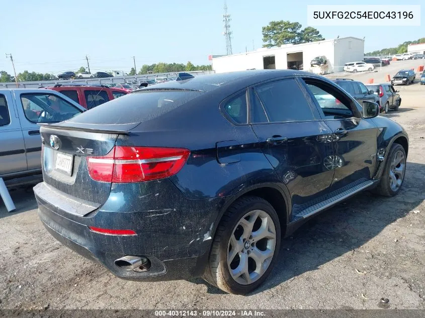 5UXFG2C54E0C43196 2014 BMW X6 xDrive35I