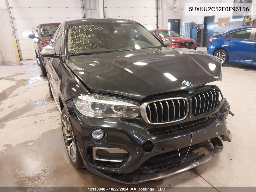 2015 BMW X6 xDrive35I VIN: 5UXKU2C52F0F96156 Lot: 12118840