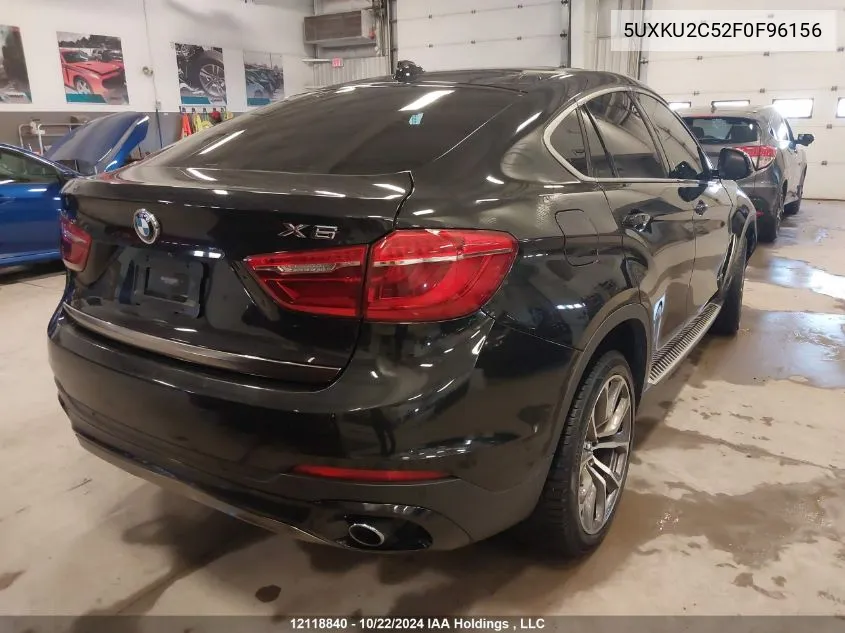 2015 BMW X6 xDrive35I VIN: 5UXKU2C52F0F96156 Lot: 12118840