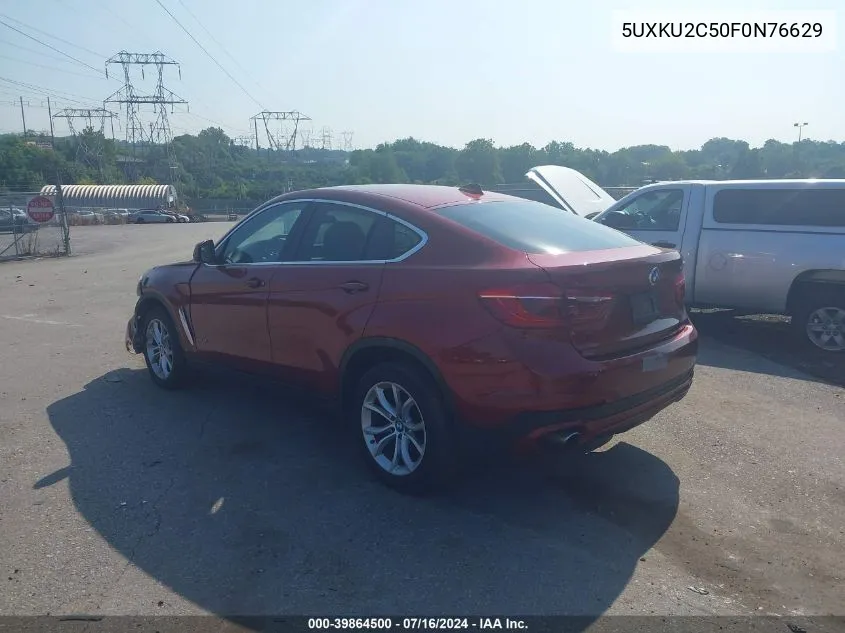 5UXKU2C50F0N76629 2015 BMW X6 xDrive35I