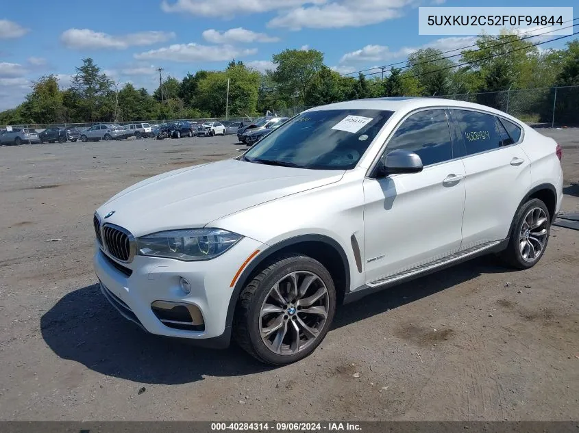 5UXKU2C52F0F94844 2015 BMW X6 xDrive35I