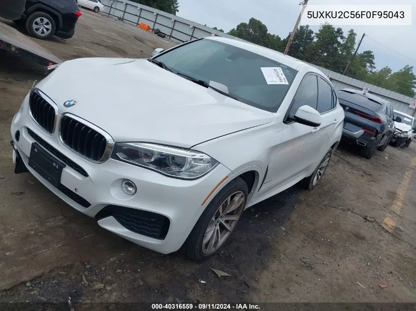 5UXKU2C56F0F95043 2015 BMW X6 xDrive35I