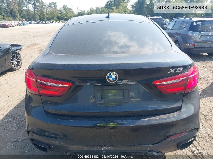 5UXKU6C58F0F93933 2015 BMW X6 xDrive50I