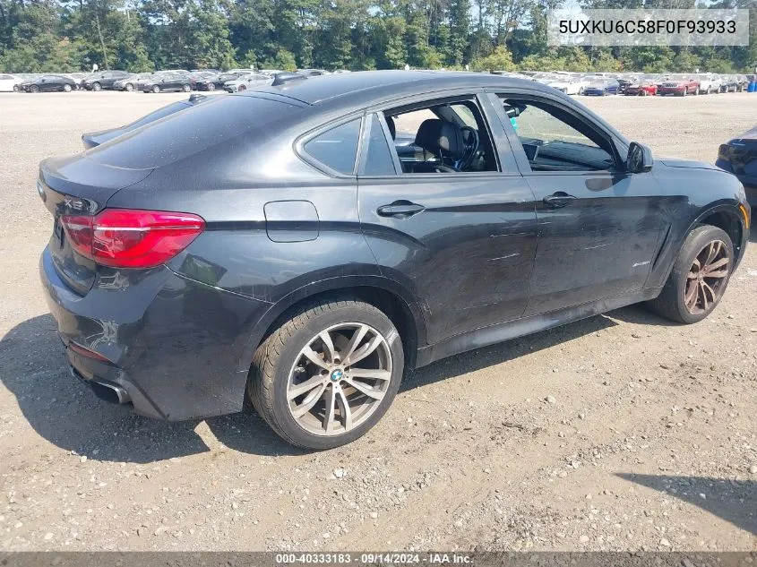 5UXKU6C58F0F93933 2015 BMW X6 xDrive50I