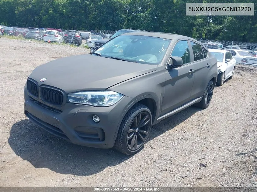 2016 BMW X6 xDrive35I VIN: 5UXKU2C5XG0N83220 Lot: 39197569