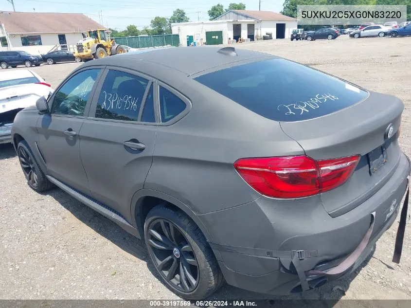 2016 BMW X6 xDrive35I VIN: 5UXKU2C5XG0N83220 Lot: 39197569