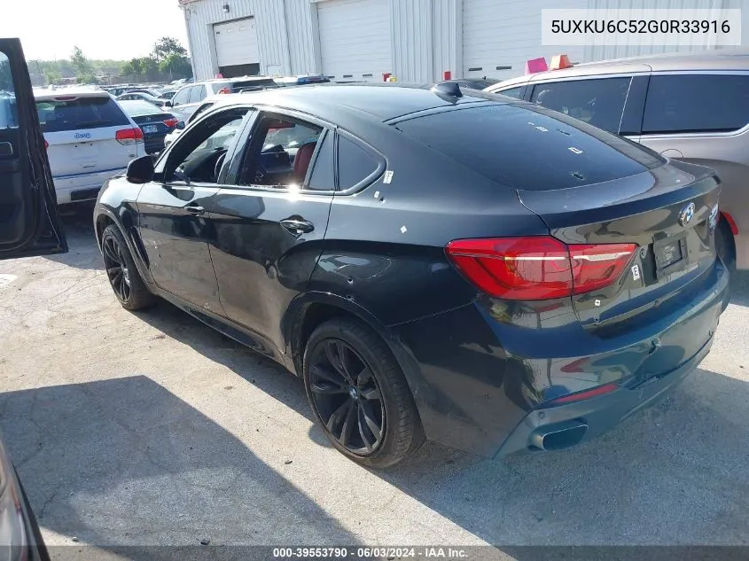 5UXKU6C52G0R33916 2016 BMW X6 xDrive50I