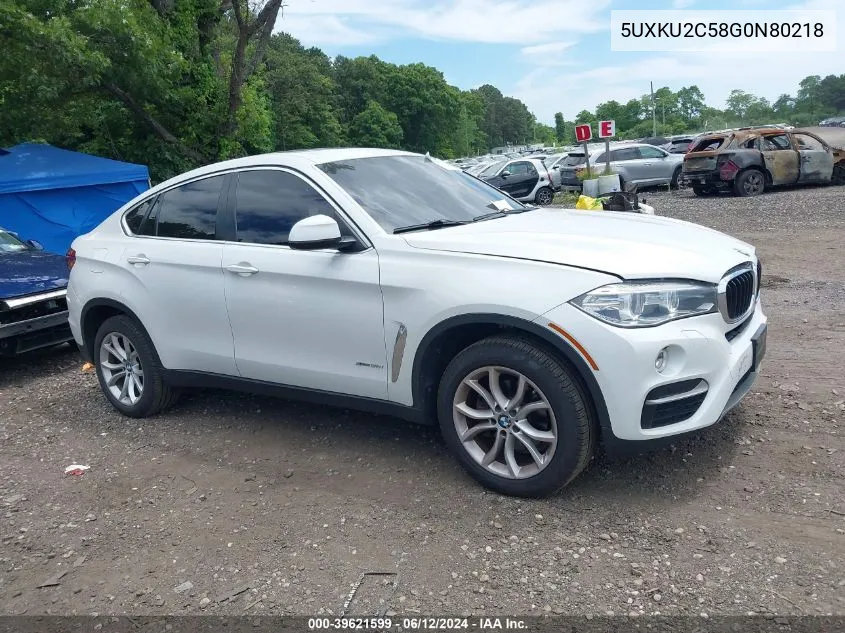 5UXKU2C58G0N80218 2016 BMW X6 xDrive35I