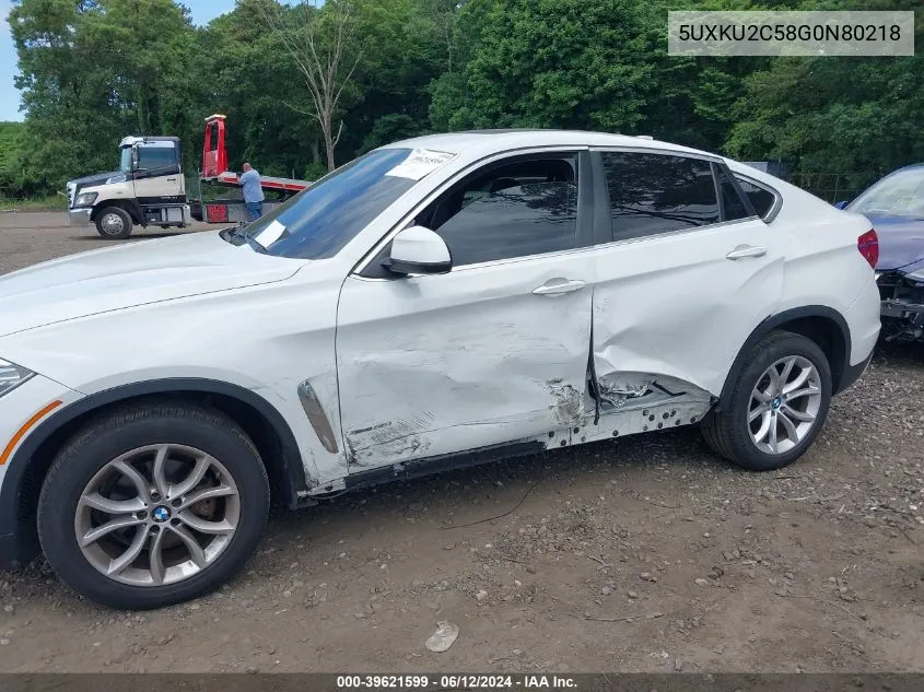 5UXKU2C58G0N80218 2016 BMW X6 xDrive35I