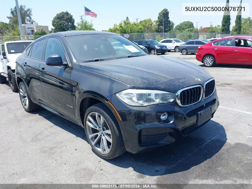 5UXKU2C50G0N78771 2016 BMW X6 xDrive35I