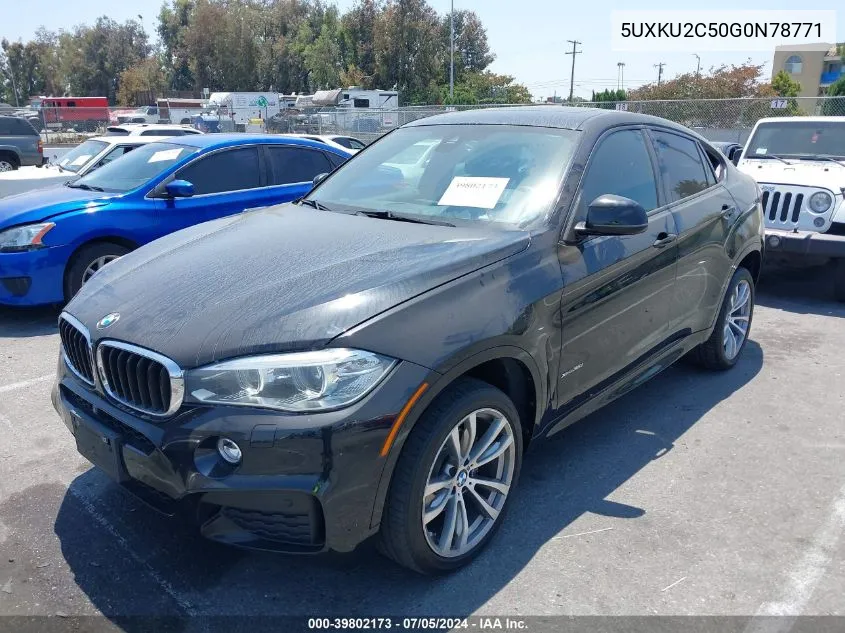 5UXKU2C50G0N78771 2016 BMW X6 xDrive35I