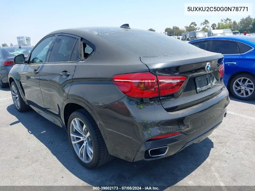 5UXKU2C50G0N78771 2016 BMW X6 xDrive35I