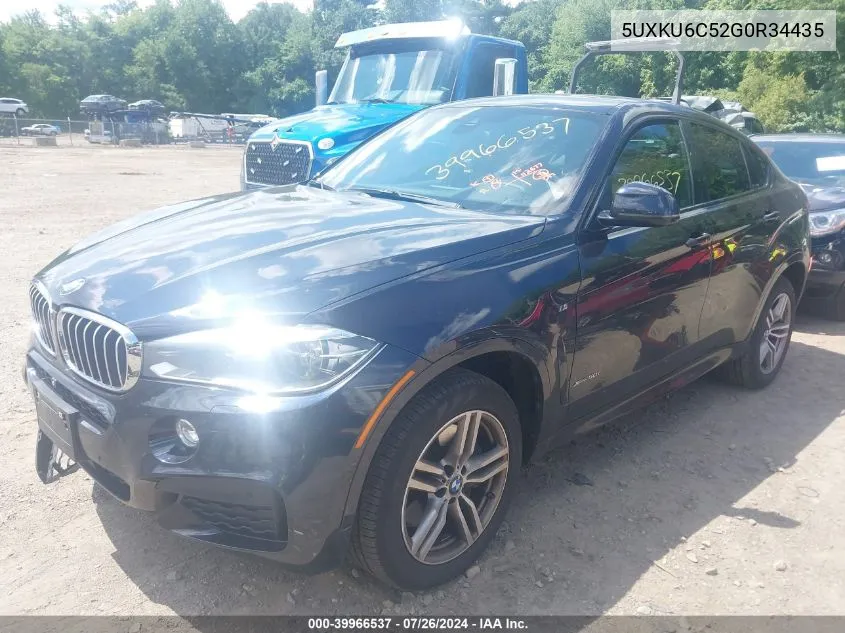 5UXKU6C52G0R34435 2016 BMW X6 xDrive50I