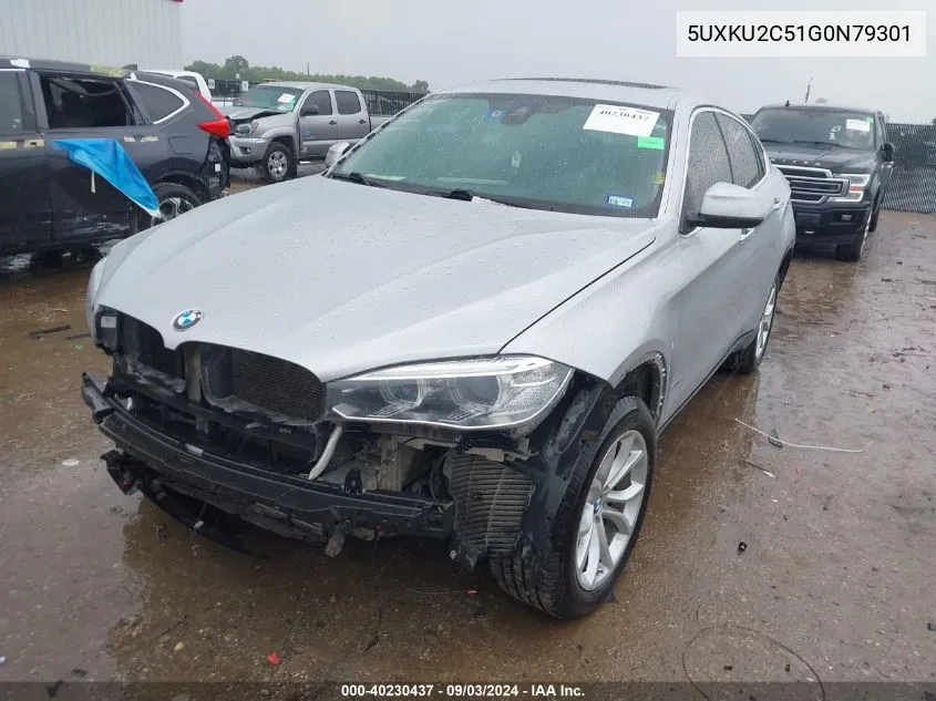 5UXKU2C51G0N79301 2016 BMW X6 xDrive35I