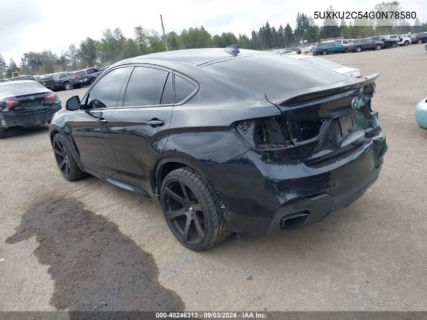 5UXKU2C54G0N78580 2016 BMW X6 xDrive35I