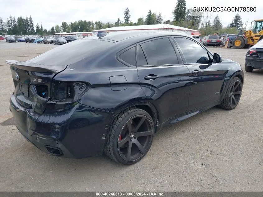 5UXKU2C54G0N78580 2016 BMW X6 xDrive35I