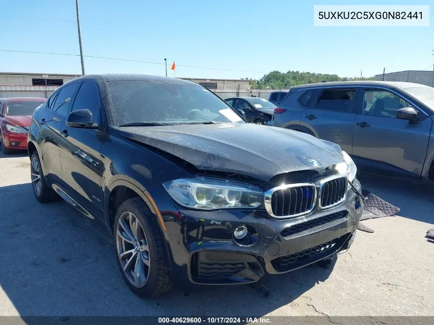 2016 BMW X6 xDrive35I VIN: 5UXKU2C5XG0N82441 Lot: 40629600