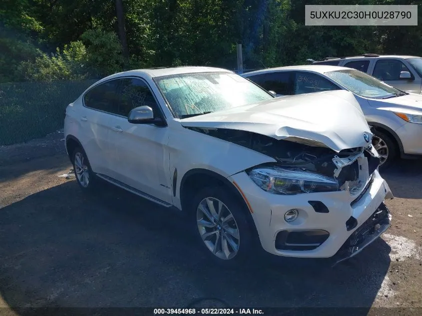 5UXKU2C30H0U28790 2017 BMW X6 xDrive35I