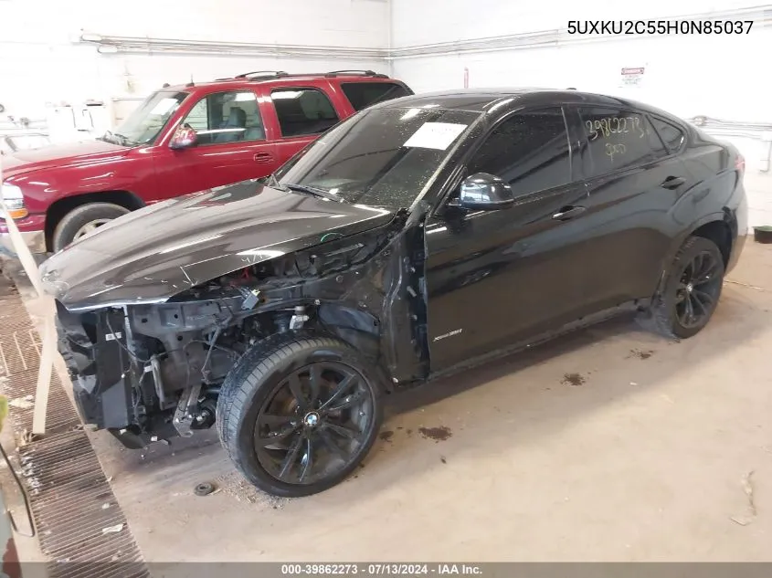 5UXKU2C55H0N85037 2017 BMW X6 xDrive35I