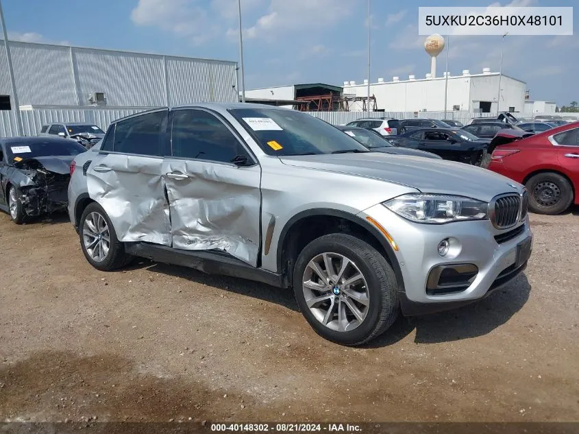 5UXKU2C36H0X48101 2017 BMW X6 xDrive35I