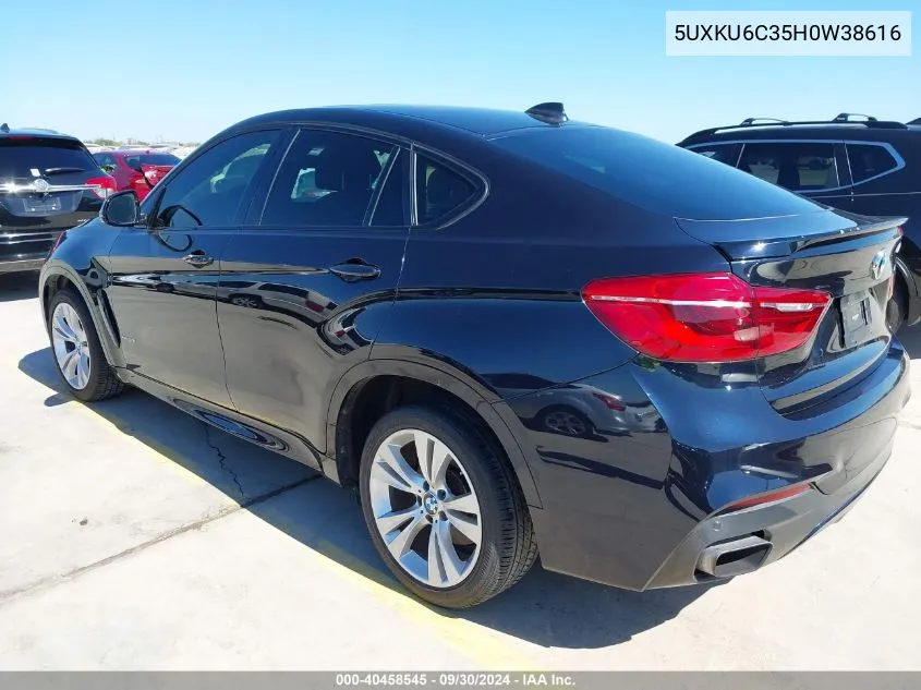 5UXKU6C35H0W38616 2017 BMW X6 xDrive50I